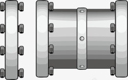 铁管元素矢量图素材