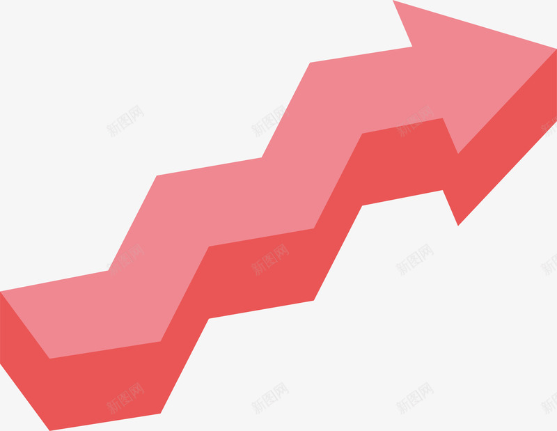 多彩创意红色多折立体箭头素矢量图ai免抠素材_88icon https://88icon.com 几何长箭 创意 创意箭头 多彩创意红色多折立体箭头矢量素材免费下载 指引 指示 方向 立体箭头 箭头 红色多折立体箭头 矢量图