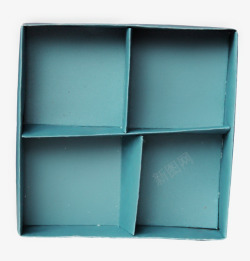 蓝色漂亮收纳盒素材