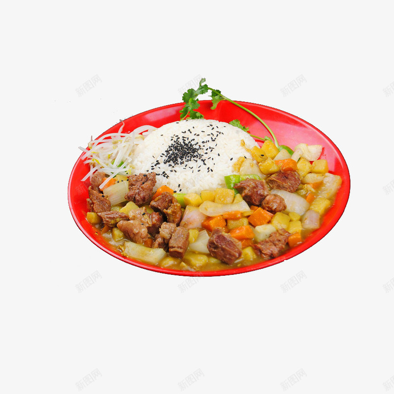 土豆鸡肉盖饭png免抠素材_88icon https://88icon.com 土豆盖饭 盖浇饭 米饭 食物 鸡肉盖饭