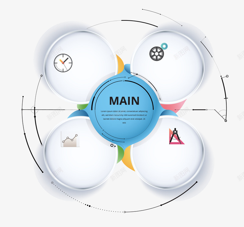 商务信息花瓣ppt图表矢量图eps免抠素材_88icon https://88icon.com ppt图表素材 信息ppt图表 商务ppt图表 矢量ppt图表 花瓣ppt图表 矢量图