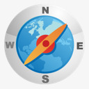 浏览指南针导航导航器woothemes图标图标