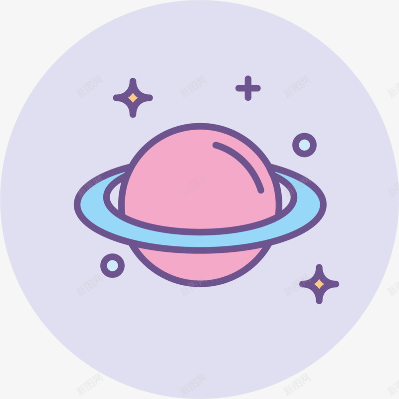 紫色扁平卡通星球png免抠素材_88icon https://88icon.com 4月12号 世界航天日 卡通星球 太空 宇宙 紫色星球 航空