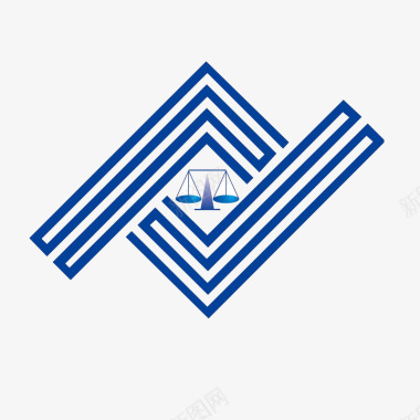 公司标志设计蓝色合作LOGO图标图标