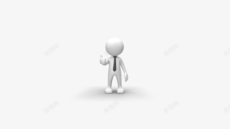 白色小人点赞图png免抠素材_88icon https://88icon.com PNG图片 比大拇指 点赞 白色 立体