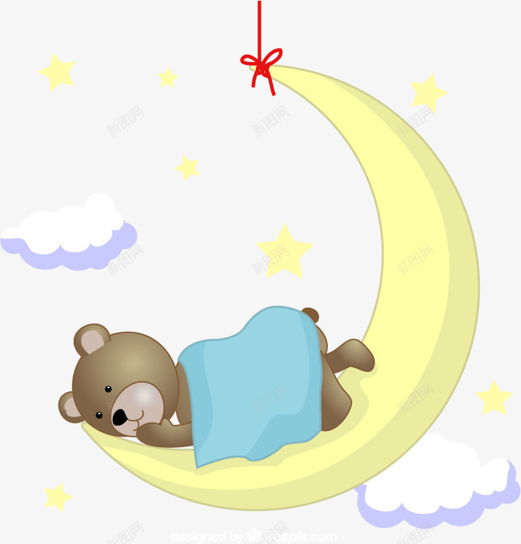 泰迪熊睡在月球上矢量图ai免抠素材_88icon https://88icon.com 夜 月亮 泰迪 泰迪熊 泰迪熊睡在月球上免费下载 熊 睡 睡觉 矢量图