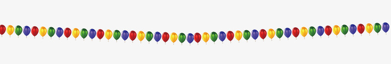多彩简约彩色气球边框纹理png免抠素材_88icon https://88icon.com 免抠PNG 多彩 彩色 气球 简约 边框纹理