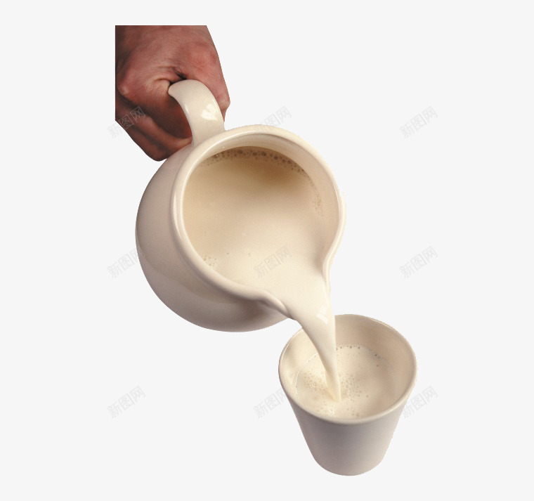 手倒牛奶png免抠素材_88icon https://88icon.com 产品实物 免费png图片 早点 杯子 白色 美食
