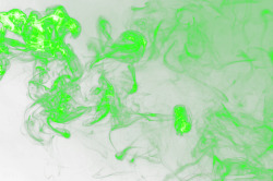 烟雾缥缈绿色烟雾高清图片