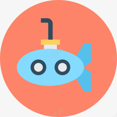 航行导航潜艇图标图标