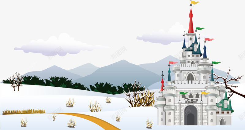 雪景冬天png免抠素材_88icon https://88icon.com 严冬 冬天 冬天雪景 冬季 矢量严冬 雪景