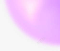 紫色卡通朦胧亮光圆球边角素材