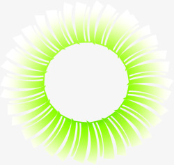 绿色放射个性花纹素材