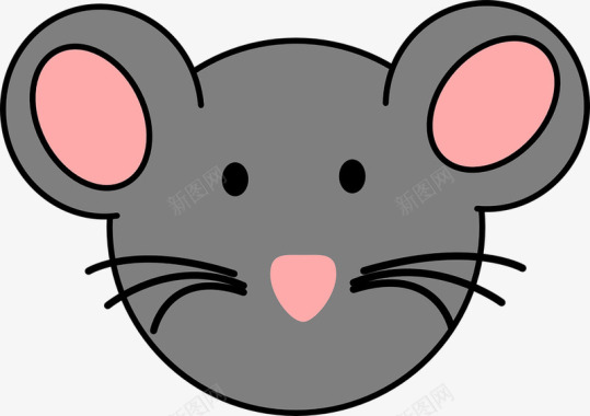 插图老鼠头像图标图标