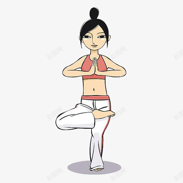 练瑜伽的女人png免抠素材_88icon https://88icon.com 卡通 可爱的 年轻人卡通 手绘 漂亮的 瑜伽 白色的 简笔
