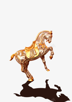 金色马匹金色素材