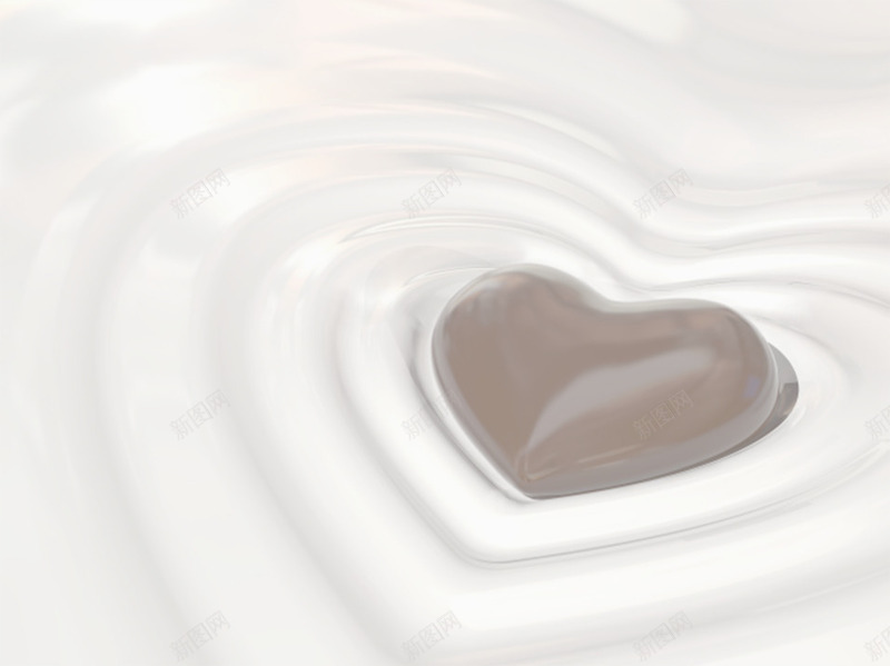 牛奶中的心形巧克力png免抠素材_88icon https://88icon.com 巧克力 牛奶
