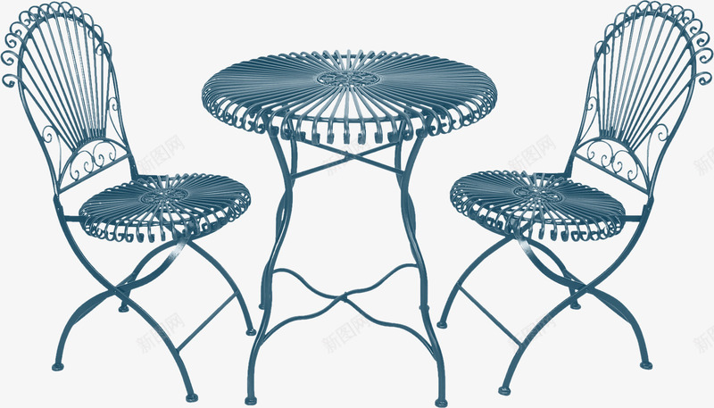蓝色创意桌椅png免抠素材_88icon https://88icon.com 创意桌椅 漂亮圆桌 漂亮椅子 蓝色圆桌 蓝色桌椅 蓝色椅子