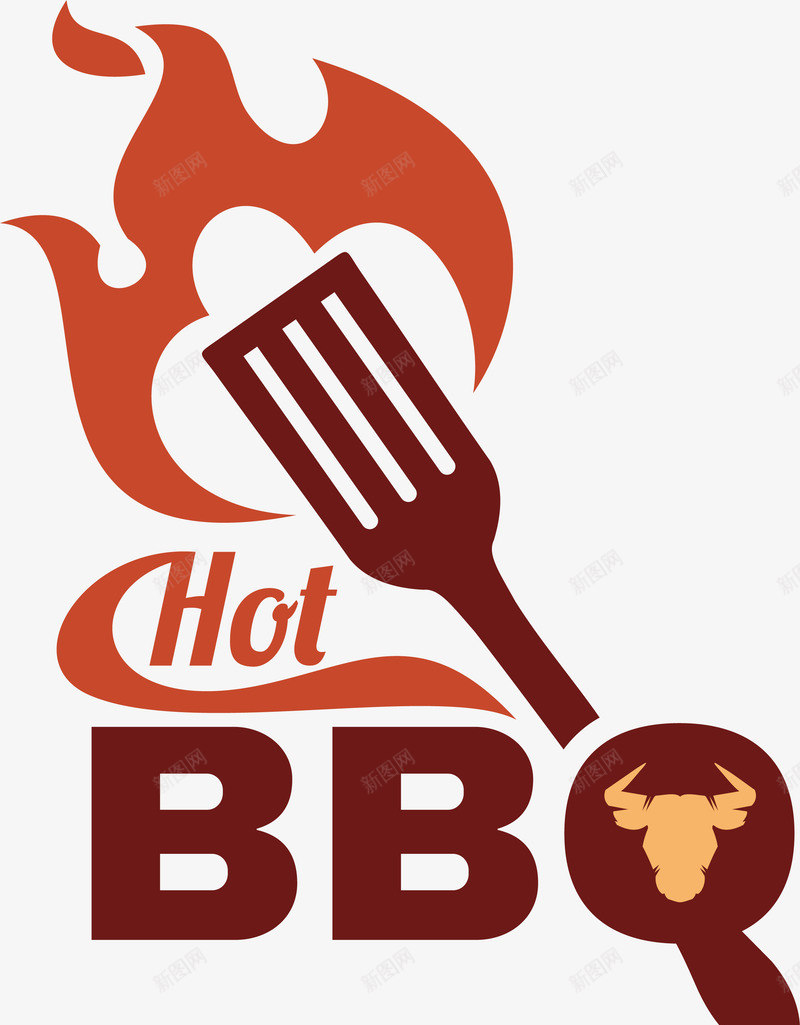 烧烤烤肉餐饮标签png免抠素材_88icon https://88icon.com BBQ 火焰 烧烤烤肉 矢量标签 食物 餐饮