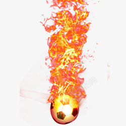 燃烧吧少年燃烧的足球高清图片