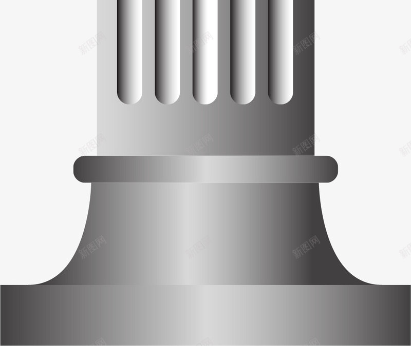 金属材质墙柱矢量图ai免抠素材_88icon https://88icon.com 圆柱 墙柱 承重墙柱 柱子 柱式柱体 金属 矢量图
