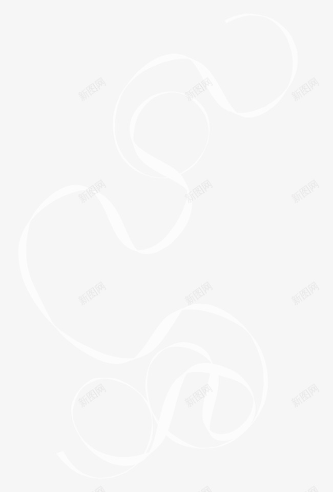 白色飘带png免抠素材_88icon https://88icon.com 彩带 漂亮飘带 织带 飘带