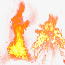 燃烧的火苗素材