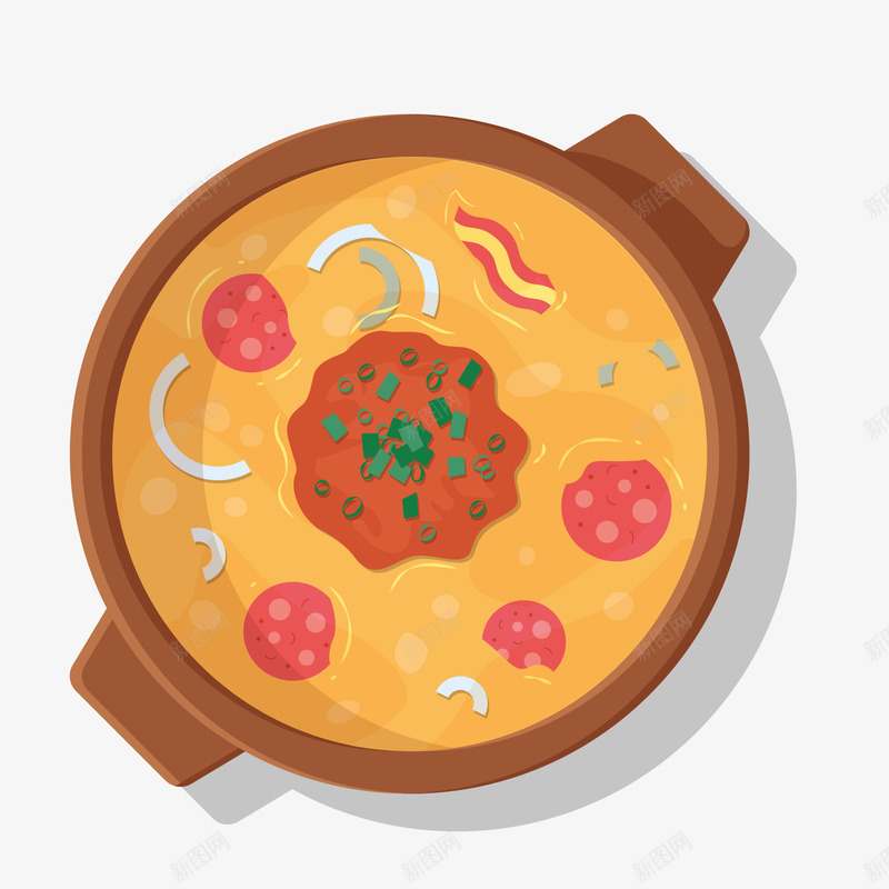 卡通美味的料理汤汁矢量图ai免抠素材_88icon https://88icon.com 俯视图 卡通 料理 料理插图 汤汁 矢量图 食物设计 餐厅
