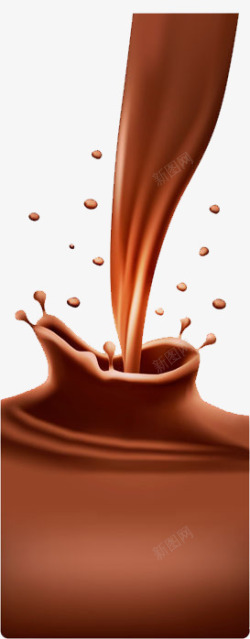 巧克力牛奶海报素材