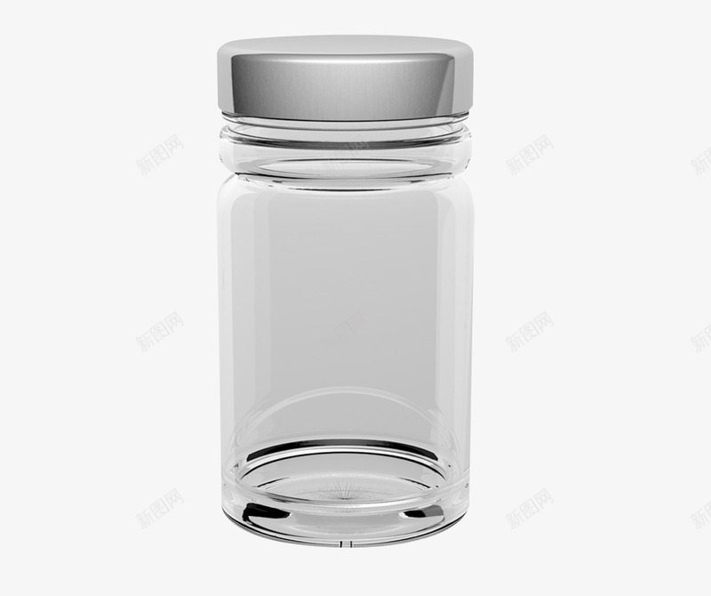 透明玻璃密封罐png免抠素材_88icon https://88icon.com 免抠PNG 圆柱形 密封罐 玻璃 瓶子 透明