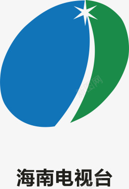 海南烤羊腿海南电视台logo矢量图图标图标