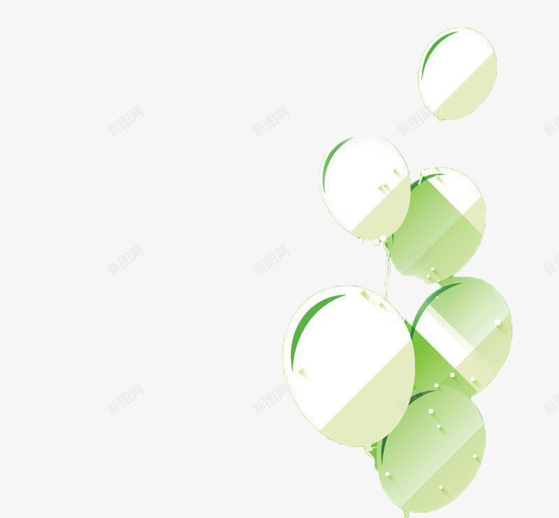 圆球球的飞舞png免抠素材_88icon https://88icon.com 几何体 圆球 椭圆 绿色 装饰