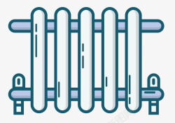 金属管卡通加热器素材