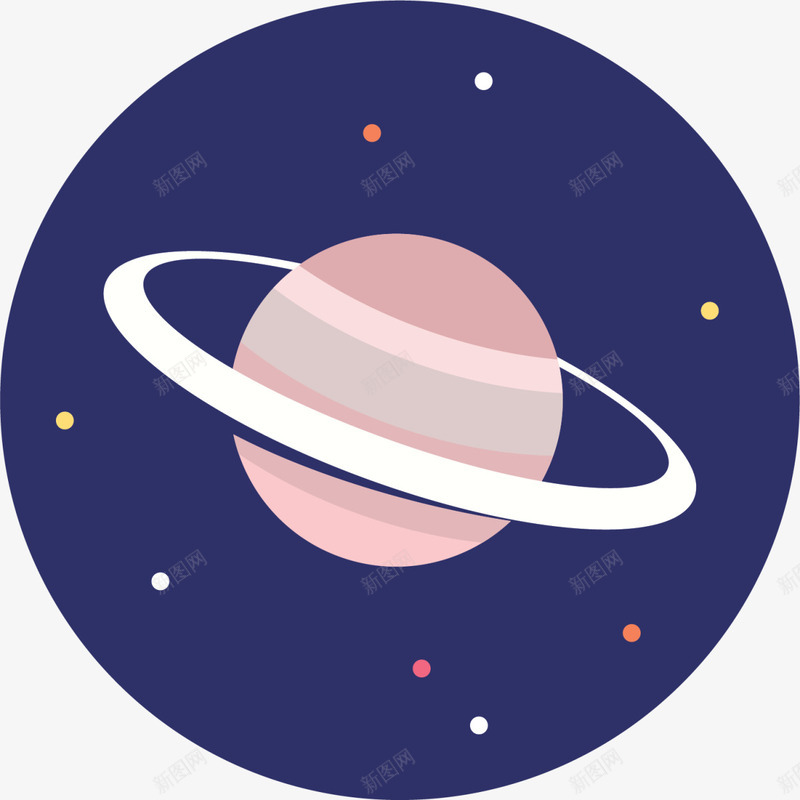 扁平星球蓝色标签png免抠素材_88icon https://88icon.com 太空 宇宙 宇航 扁平星球 星环星球 星球 蓝色标签