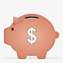 粉色猪猪存钱罐png免抠素材_88icon https://88icon.com 个性钱罐 创意存钱罐 创意猪 创意钱罐 卡通猪 粉色
