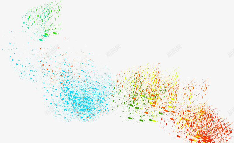 多彩颜料纹理机理笔刷png免抠素材_88icon https://88icon.com 多彩 机理 纹理 颜料