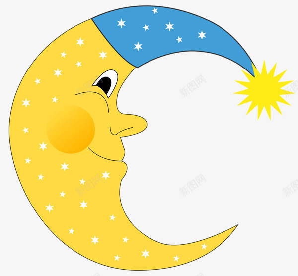 晚安月亮png免抠素材_88icon https://88icon.com 卡通 晚安 月亮 祝你晚安