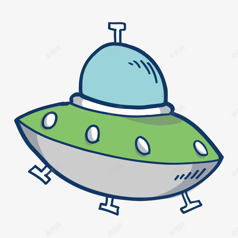 卡通航空航天载人宇宙飞船矢量图ai免抠素材_88icon https://88icon.com AI源文件 UFO 卡通宇宙飞船 卡通航天器 手绘宇宙飞船 手绘航空航天 火箭 矢量图 载人航天器 载人飞船