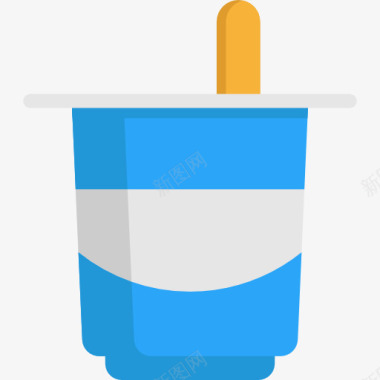 餐饮行业食品矢量图酸奶图标图标