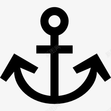 航行导航锚图标图标