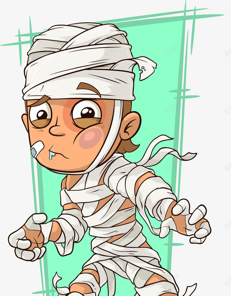 绷带伤员漫画悲伤png免抠素材_88icon https://88icon.com 伤员 悲伤 漫画 绷带