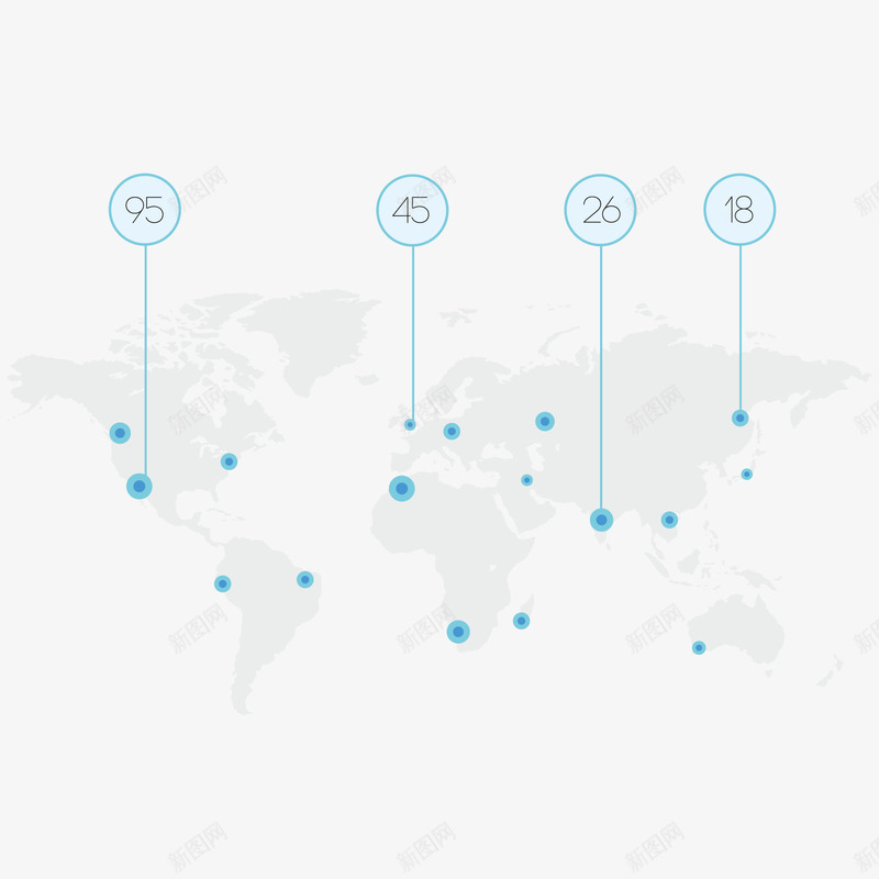 统计图地图png免抠素材_88icon https://88icon.com ppt商业元素 商业比例图 比例分布 装饰信息