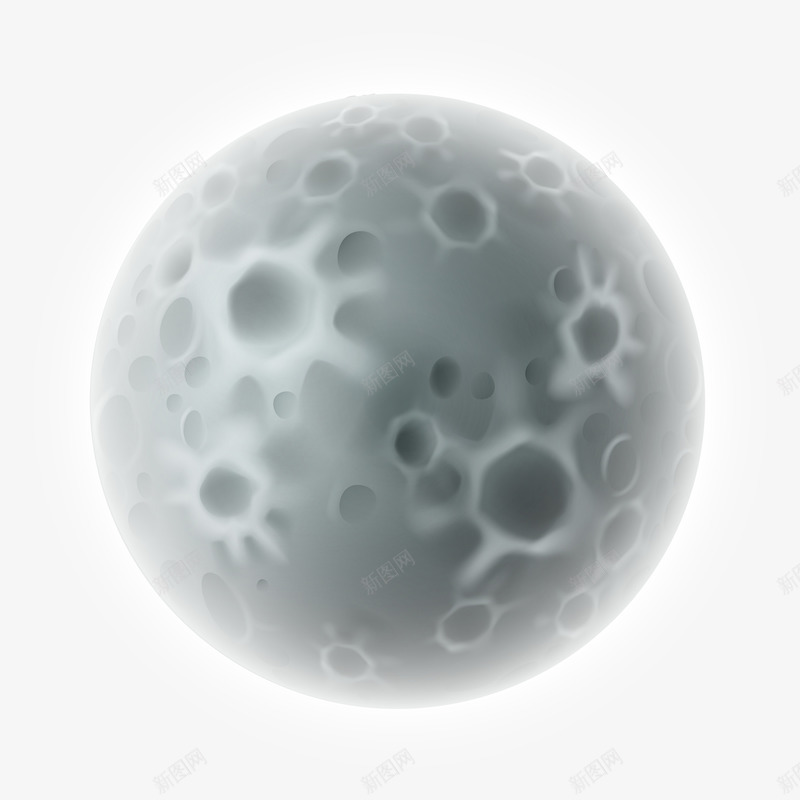 有斑点的星球png免抠素材_88icon https://88icon.com 宇宙素材 带斑点的 星球素材 灰色