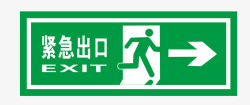 逃生标志紧急出口地铁标识图标高清图片