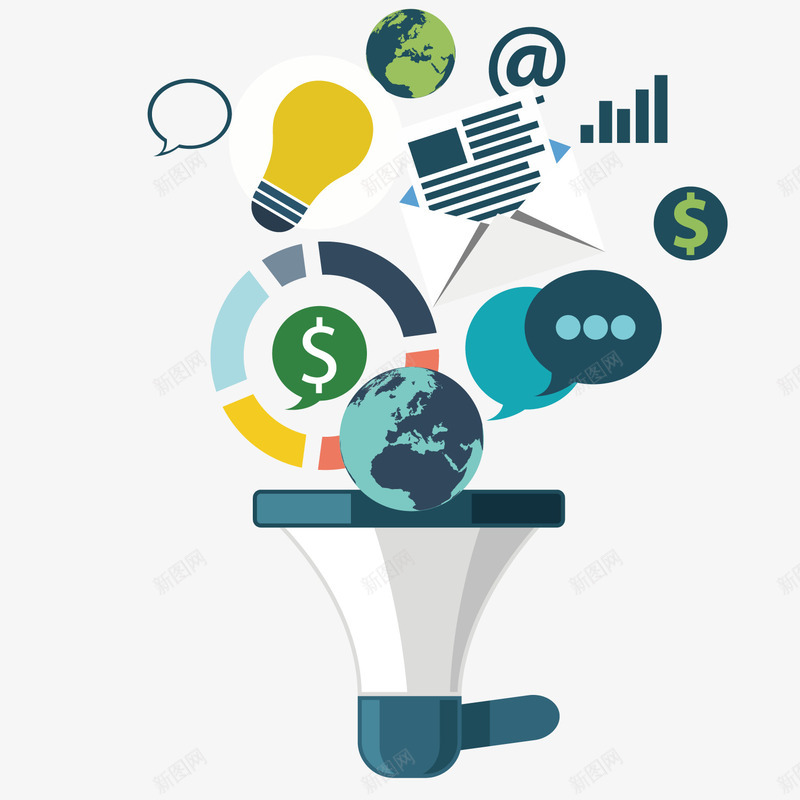 促销宣传推广矢量图ai免抠素材_88icon https://88icon.com 信息 全球 宣传 推广 活动 矢量图