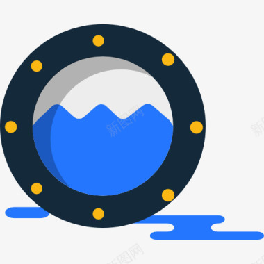 航行导航舷窗图标图标