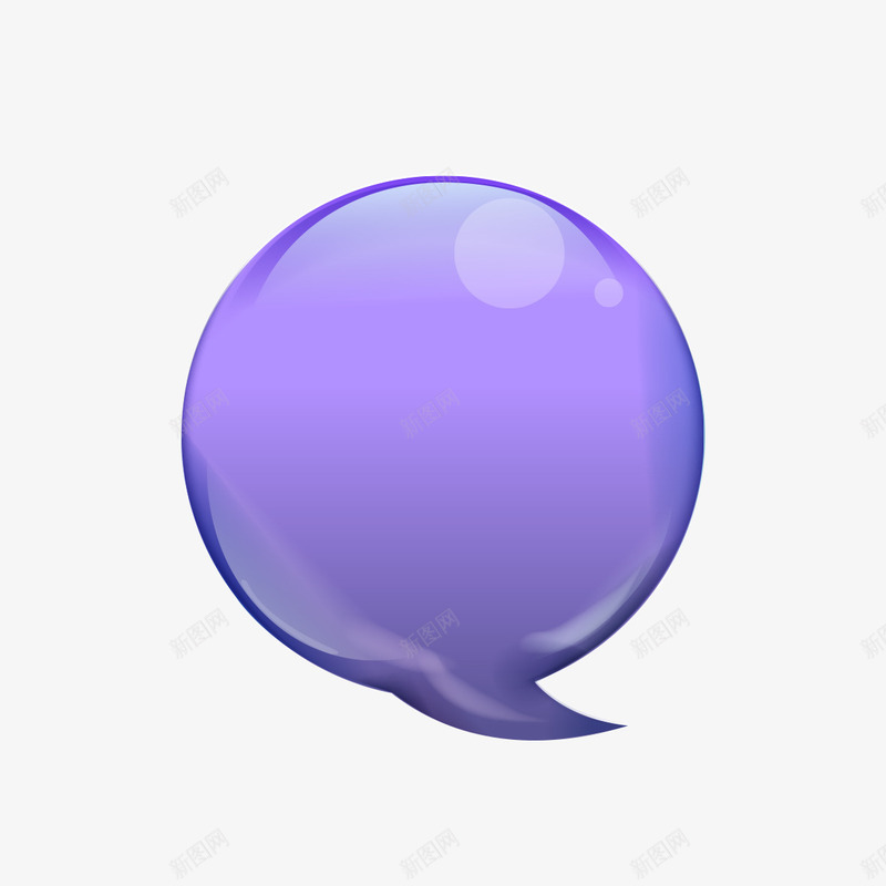 紫色圆球元素png免抠素材_88icon https://88icon.com 圆球 紫色