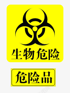 危险警告标志危险品有毒物质图标图标