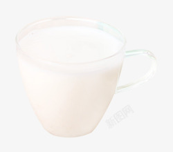 椰果粒牛奶饮品素材