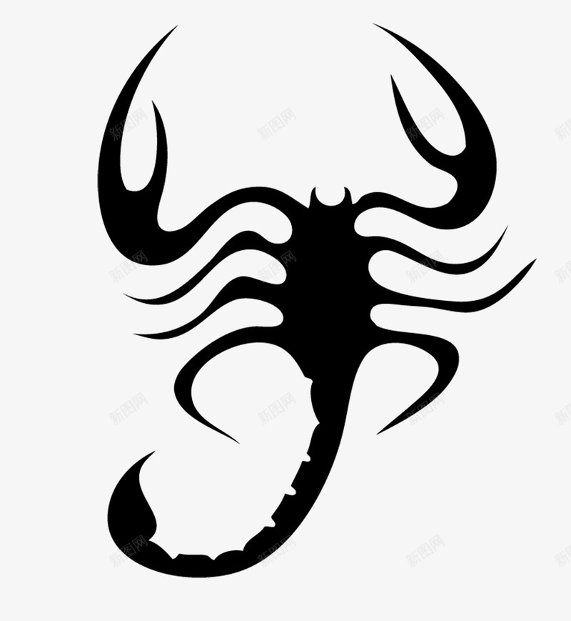 黑色动物纹身图案png免抠素材_88icon https://88icon.com 个性 创意 动物 图案 张扬 纹身 黑色